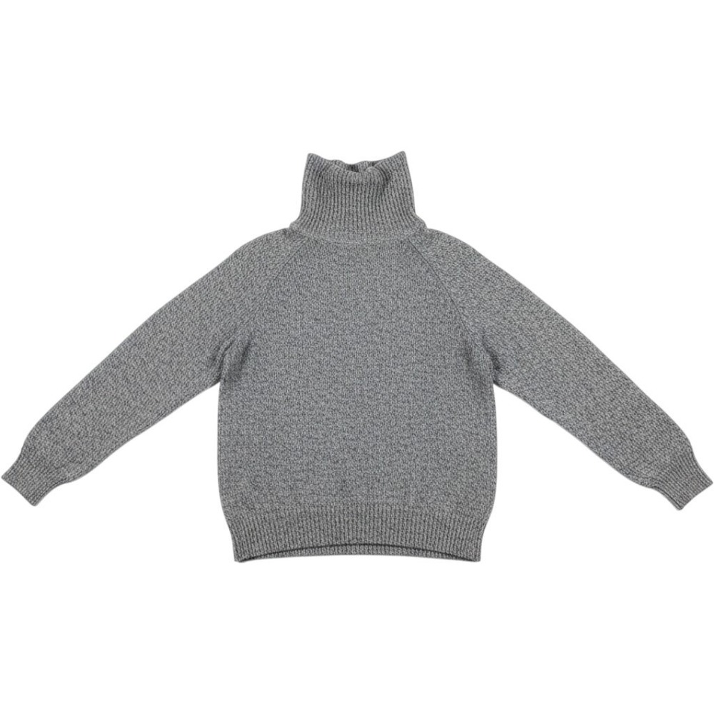 Karen Scott Sweater Womens Large Gray Turtleneck Long Sleeve Knit Pullover
